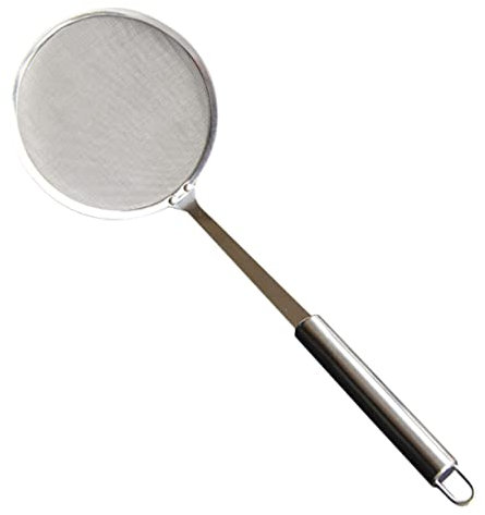 Gatuida Espumadera Coladora Inoxidable Cucharón para Cocina Mango Ergonómico Práctica para Freír y Cocinar para y Accesorio de Cocina Multiusos