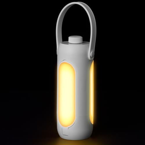 4-in-1 Multifunctional Camping Lantern, 10000mAh Rechargeable Power Bank, SOS Red Flashlight, 360° Expandable LED Light for Hiking, Fishing, Emergency, Outdoor Adventure