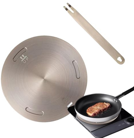 Induction Converter Disk - 430 Stainless Steel Diffuser Plate For Induction Cooktops | Heat Induction Cooker Plate, Superconducting Alloy Cooktop Adapter Plate, Induction Hob Converter For Coffee Make