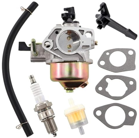 rjpbk Vergaser for Schneefräsen mit Dichtung und Zündkerzensatz, passend for Holzinger HSF-110 andere 11-13-PS-Benzinmotoren Vergaser für Schneefräse