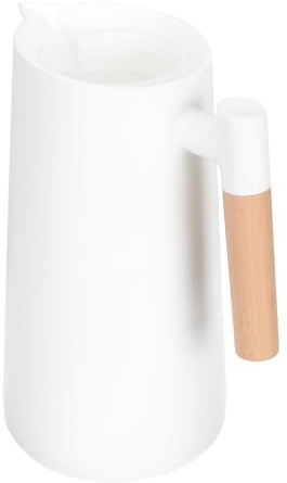 Levemolo Termo Hervidor de Agua Aislante Mango de Madera y Recipiente para Agua Caliente Jarra Térmica Portátil para Uso Casa