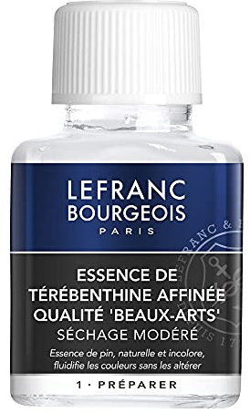 Lefranc Bourgeois Purified Turpentine Oil Paint 75ml Bottle