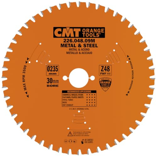 CMT 226.048.09M LAME CIRCULAIRE (PVC-BOIS) 235X2,2X30 Z=48 FWF
