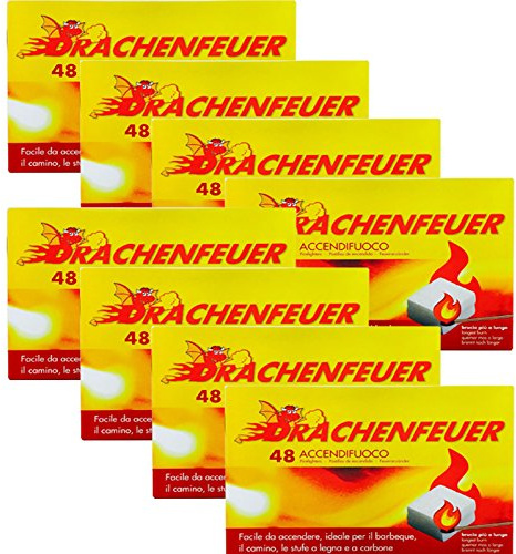 Drachenfeuer 8 Paket 384 Würfel Feueranzünder