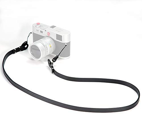 CANPIS CP003 Sangle de cou en cuir véritable pour appareil photo reflex numérique Nikon Canon Sony Pentax Leica Olympus Fuji