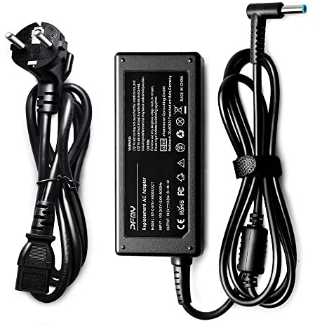 PFMY Cargador para portátil HP Pavilion X360 13 14 15 17 Spectre X360 13 15 Stream 11 13 14 Elitebook 745 755 G3 G4 820 840 850 G8 19.5V 3.33A 65 Adaptador CA W