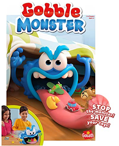 Goliath Games Gobble Monster Kids Games | For ages 4+ | For 2-4 players