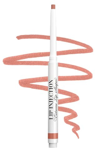 Too Faced Lip Injection Extreme Lip Shaper | Plumping, Waterproof, Liner Pencil, 0.01 Ounce, Post-Op Pink