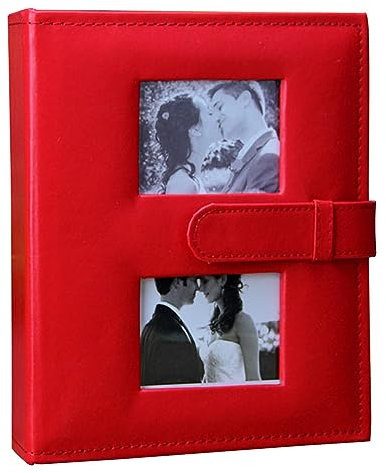 Interstitial Schöne Fotoalben, Fotobuch mit großer Kapazität, Sammelalbum für Foto-Abschlussbeleuchtung, Postkarte, Familienfoto-Aufbewahrung