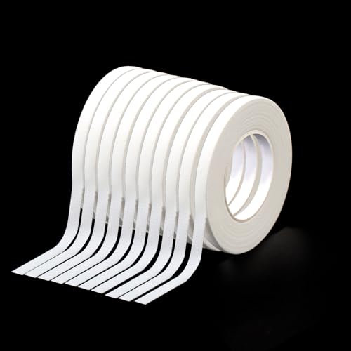 Wimpernband, Micropore Medizinisches Tape für Wimpernverlängerung, Mikroporöses Klebeband für falsche Wimpernflicken, Make-up-Werkzeug (4mm*900cm *10 Rolls)