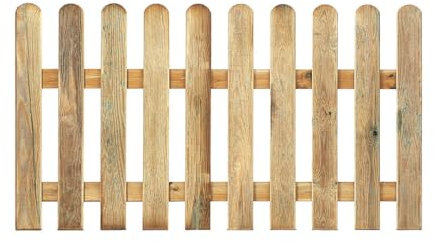 Nortene | Valla Clásica Madera 1 X 2.10 M | Cerramientos | Tratamiento Anti-UV | Natural | Madera De Pino