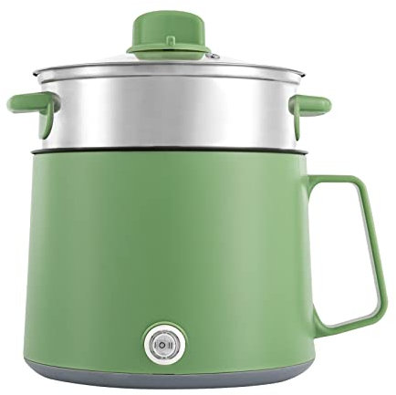 Pentola elettrica multicooker elettrica 1,7 litri Hot POT 220 V elettrica verde antiaderente fornello a vapore Slow Cooker Steamery riso fornello