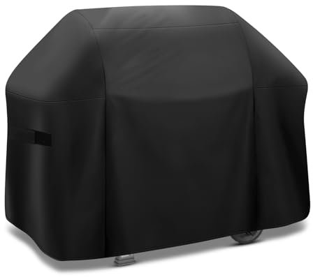 Tunansx BBQ Cover for Weber 165cm, Grill Barbecue Cover for Weber Genesis 400 Series Gas Grill E435, E410, E440, 600D Waterproof Oxford Cloth, 165 cm x 63 cm x 113 cm