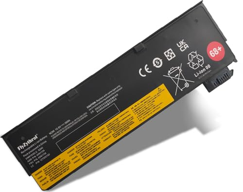 FlyZythrol 68+ 45N1130 laptop battery compatible with Lenovo ThinkPad x240 | x250 x260 x270 t440 t440s t450 t450s t460 T460P T470P T550 L450 L460 L470 X240S P50s series 45N1124 45N1125 45N1126 56Wh