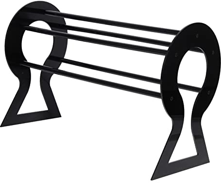 VERDANVERSE Organisateur De Bandeaux Noir Horizontal Support à Cheveux Pratique En Plastique Rangement Pour Filles Et Femmes Pour Chambre Ou Boutique Design Compact Et Fonctionnel