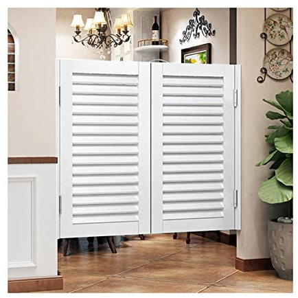 Porta a battente personalizzabile in legno massello per bar, bar e cucine per interni, porta del salone, funzione di chiusura automatica, 75 x 80 cm (larghezza x altezza), perfetta per scale e