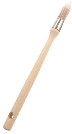 DIYEAH Small Round Paint Brush Wood Handle Reusable for Portable Use for Detailing and Hobby Projects