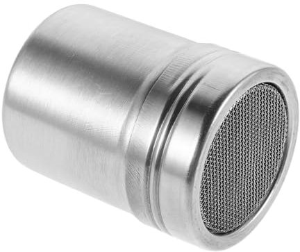 DONFAMDS Powdered Sugar Shaker Duster Stainless Sifter for Flour Cocoa and Coffee Fine Mesh Design for Even Distribution and Clump Prevention Elegant Tool for Home Commercial Use