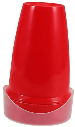 ULTECHNOVO Handheld Flour Sifter with Fine Mesh for Baking Portable Powdered Sugar Shaker for Matcha Cocoa and Spice Sifting Easy to Clean Kitchen Tool in Red