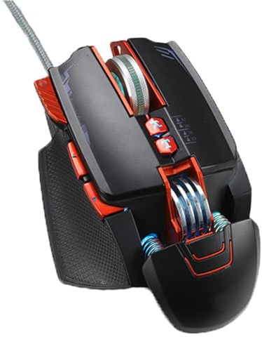 SHINEOFI Souris V9 Lumineuse Jeu de USB pour Ordinateur Portable et Bureau | Design Ergonomique Abs Aluminium, Usage Maison et Travail, Style Cool Noir, Prise USB
