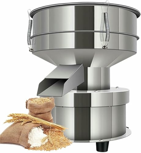 HOTAPEPU Tamis Automatique Inclus, Tamis À 60 Maille, Machine À Tamis, 1350 R/Min, Tamis en Acier Inoxydable avec 1 Écran, Tamis pour Farine Poussiéreuse, Poudre À Base De Plantes, 10 Cm ~ /