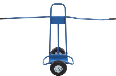 Carrello per il trasporto di lastre pesanti per lastre di compensato, cartongesso, pannelli in acciaio portatile, dispositivo di trasporto per la casa, ristrutturazione cantiere (blu)