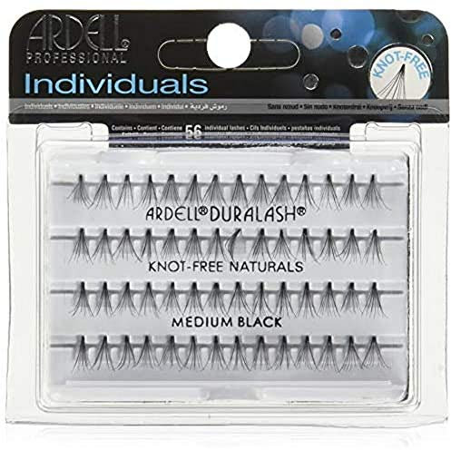 Ardell False Lashes Duralash Individual Naturals, Knot-Free Medium Black