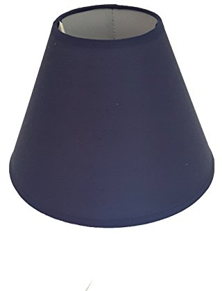9 Coolie Ceiling Table Lamp Shade Black Cream Lt Blue Lt Green Navy Peach Red - Main Colour: Navy
