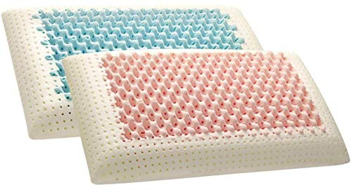 Evergreenweb - Coppia Cuscini Memory Foam, Modello Saponetta Air Massage Alti 12 cm, Doppia Fodera Silver e Cotone Naturale, Guanciali Letto Ideali per Cervicale, Traspiranti Termosensibili Antiacaro