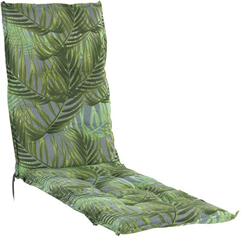 Relaxauflage Polsterauflage Gartenstuhlauflage | Grün | 50 x 170 cm | Baumwolle | Polyester