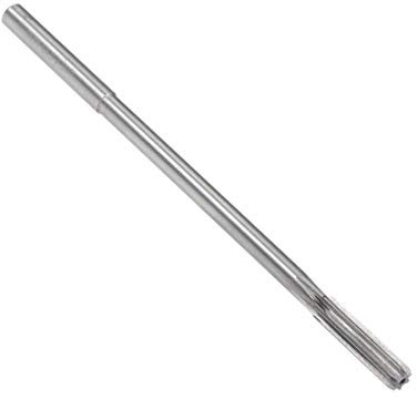 uxcell 6mm Chucking Reamer, HSS Cobalt M35 Lathe Machine Reamer D4 6 Straight Flutes, Round Shank Milling Cutting Tool, for Stainless Steel Alloy Copper Metal