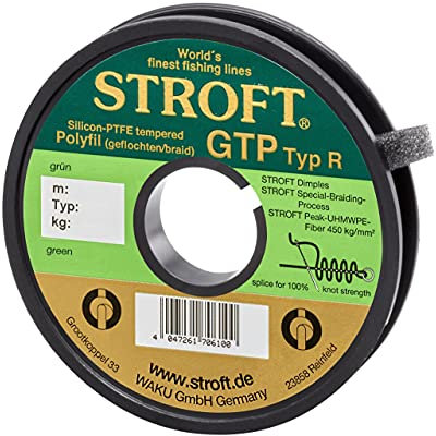Stroft GTP Typ R Geflochtene Angelschnur 125m grün R5-0,250mm-11kg