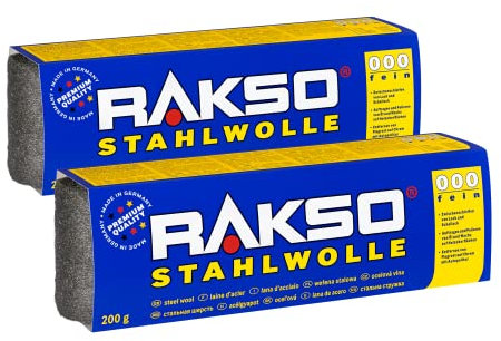 LANA ACERO PULIR 200GR Nº 000 EXTRAFINA 10624 RAKSO RAKSO