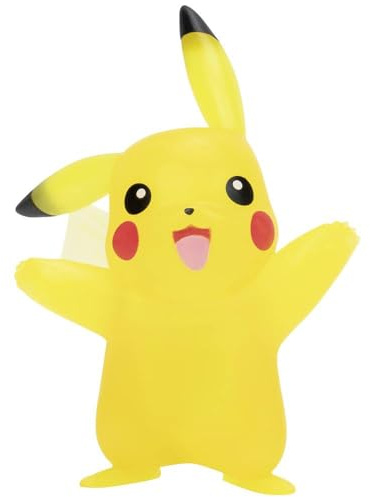 Pokémon PKW2402-7,5cm Select Figuren - Pikachu, offizielle durchsichtige Figur