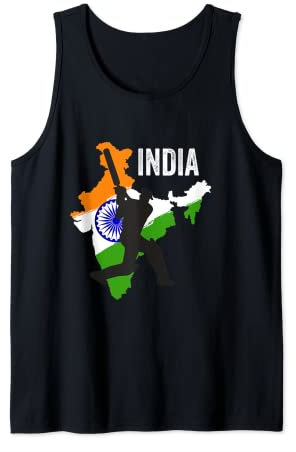 Indian Cricket Jersey India Cricket Team Lover Supporter Tank Top