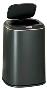 Poubelle Intelligente 40 L, Grande capacité, capteur Automatique, Poubelle de Cuisine, Salle de Bain, Poubelle électrique sans Contact (Noir, 40 L)