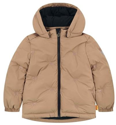 Steiff Giacca da neve EU 104 Burro, calda giacca invernale, ideale per neve e attività all'aperto, giacca da sci per bambini, lavabile in lavatrice