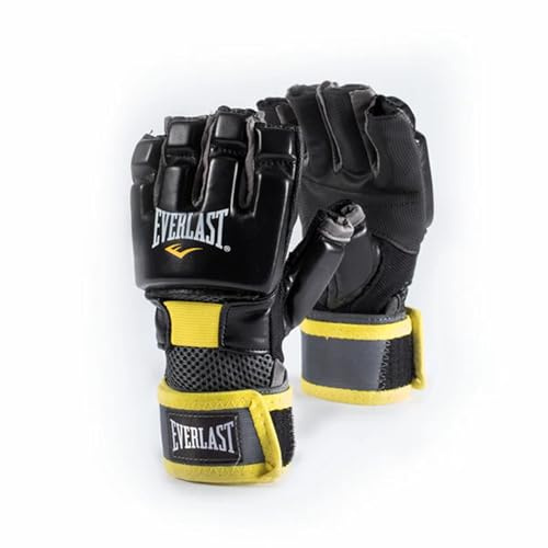 Everlast 1200030 Kickboxing Gloves Black/Yellow L/XL