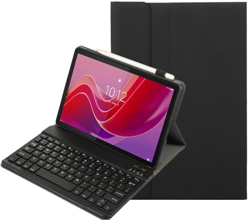 YKWXSC Funda con Teclado para DOOGEE U11/U11 Pro Tablet 11 Pulgada, QWERTY Delgada Inalámbrica Desmontable Bluetooth para DOOGEE U11/U11 Pro Tablet 11 Pulgada, Negro