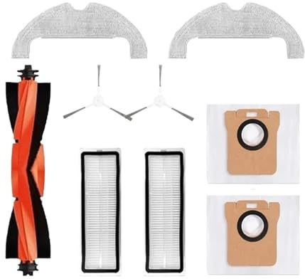 KEOL - Pièces Détachées For Aspirateur Robot Xiaomi X10, Brosse Latérale Principale, Filtre, Serpillière, Sacs À Poussière, Accessoires De Remplacement