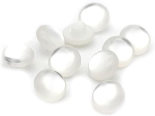 Paquete de 20 botones de perlas de resina de colores para niños, hebilla para accesorios de costura, manualidades, cierres
