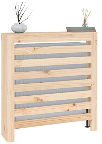 Cache Radiateur, Couvre Chauffage Couverture Radiateur Cache-radiateur 79,5x19x84 cm Bois massif de pin