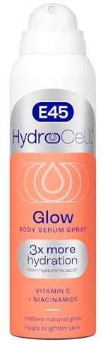E45 HydroCell Glow Body Lotion Serum Spray Moisturiser with Vitamin C 200ml