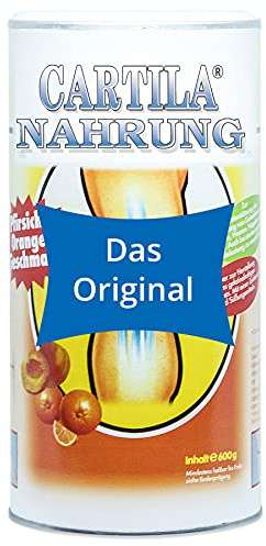 Cartila-Nahrung - Kollagenhydrolysat - 600g Pfirsich-Orange