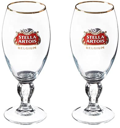 Stella Artois 33-Centiliter Star Chalice, Set of 2