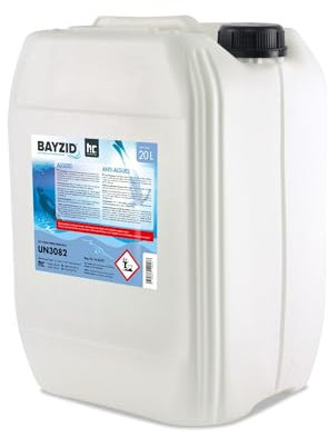 Höfer Chemie Algizid Algenverhütung 20L - Algenvernichter Pool - Pool Zubehör - Präventiver Schutz vor Algen, Bakterien & Pilzen - Für Sauberes Wasser