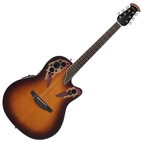 Ovation Celebrity Elite Akustik-E-Gitarre aus massiver Fichte, Sunburst