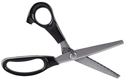 FTVOGUE Zackenschere, Edelstahl, dekorativ, rund, dreieckig, Rand Schere, passgenau, Nähen (7 mm)