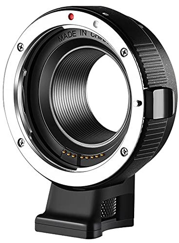 Objektivadapter EF-EOS M Autofokus Objektivkonverter Ring kompatibel für Canon EF Objektiv auf Canon M10 M50 M5 M1 M2 M3 M6 M100 M6II Kamera