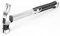 Gancon Heavy Duty Steel Claw Hammer, Magnetic Automatic Nail Suction, 13 oz, Carbon Steel Head, Rubber Handle, Anthracite & Silver, Woodworking, Hammer Mallet